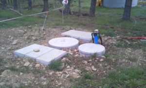 Aerogreen wastewater treatment system installed at a property