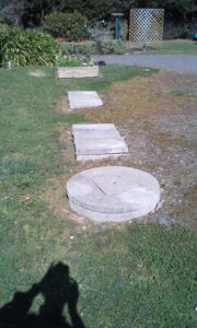 Septech 2000 wastewater treatment unit installed at residential property