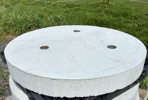Concrete inspection chamber lids ready for installation – McDonald Concrete