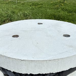 Concrete inspection chamber lids ready for installation – McDonald Concrete